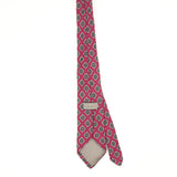Back Back of Vintage 1990's Robert Talbott Geometric Patterned Tie