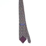 Back Back of Vintage 1990's Ovals Geometric Patterned Tie