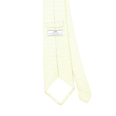 Back Back Detail of Vintage Hawes & Curtis Geometric Patterned Tie
