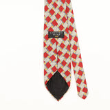 Back Detail of Vintage 1990's Countess Mara Geometric Patterned Tie