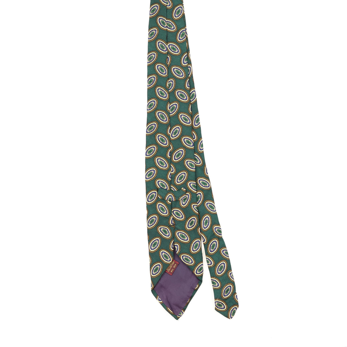 Back Back of Vintage 1990's Geometric Patterned Tie