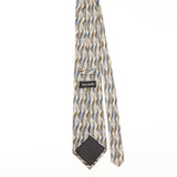 Back of Vintage Guy Laroche Handmade Geometric Patterned Tie