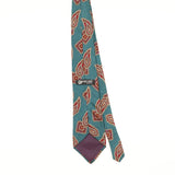 Back of Vintage 1990's Don Loper Paisley Patterned Tie