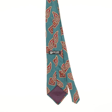 Back of Vintage 1990's Don Loper Paisley Patterned Tie
