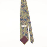 Back of Vintage 1990's Geometric Patterned Tie
