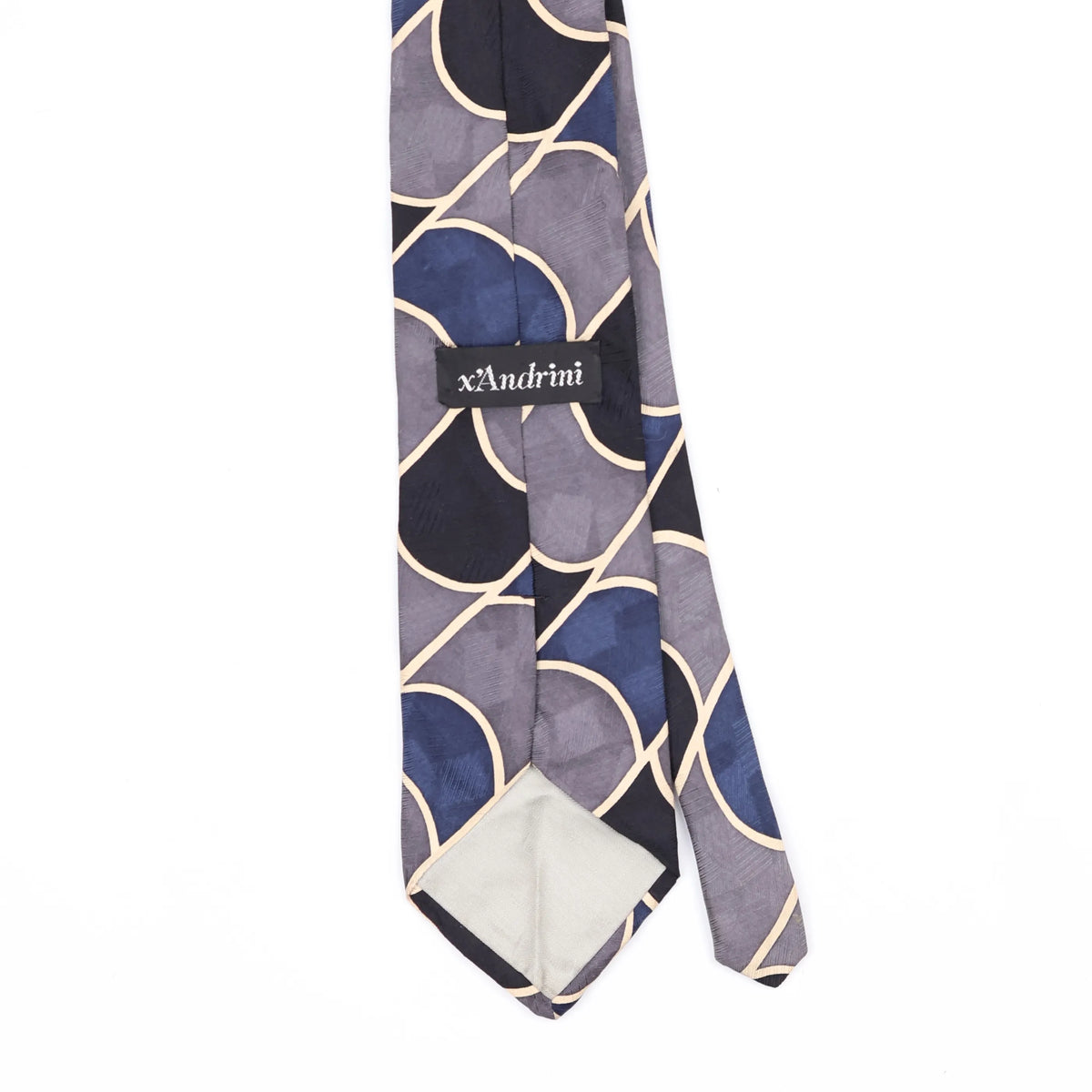 Back Back Detail of Vintage 1990's Abstract Patterned Tie