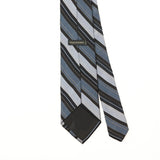 Back Back Detail of Vintage 1990's Valentino Striped Patterned Tie