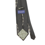 Back Detail of Vintage Giorgio Brutini Waves Abstract Patterned Tie