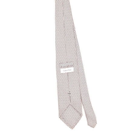 Back Back of Vintage Calvin Klein Geometric Patterned Tie