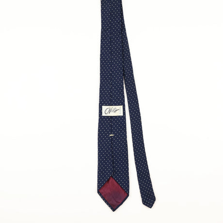 Back of Vintage 1990's Polka Dot Patterned Tie