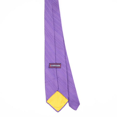 Back Back of Vintage 1980's Striped Patterned Tie
