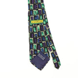 Back Back Detail of Vintage Jerry Garcia New York Geometric Patterned Tie