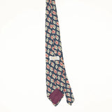 Back Back of Vintage 1990's Geometric Patterned Tie