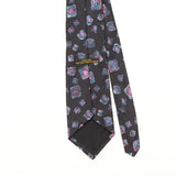 Back Detail of Vintage 1990's Geometric Patterned Tie
