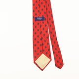 Back Detail of Vintage 1990's Geometric Patterned Tie