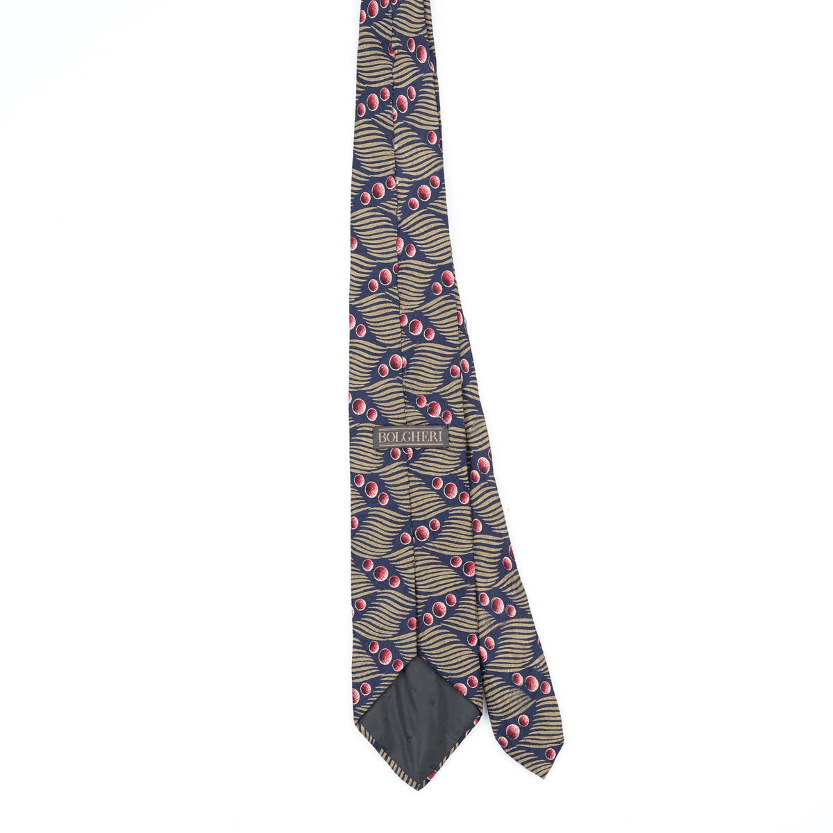Back Back of Vintage 1990's Abstract Patterned Tie