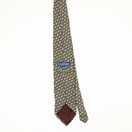 Back Back of Vintage 1990's Geometric Patterned Tie