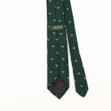 Back Detail of Vintage 1980's Resilio French Horn Geometric Patterned Tie