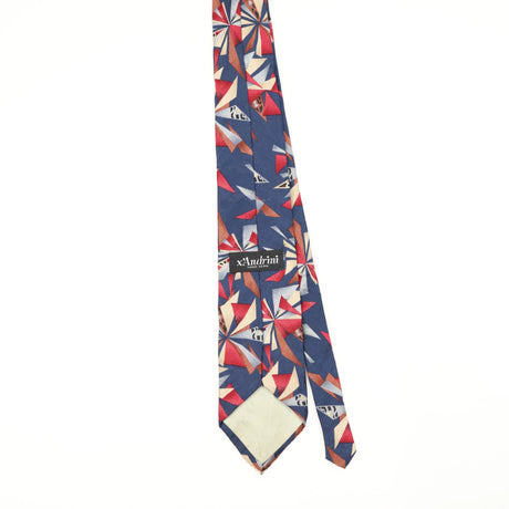 Back Back of Vintage 1990's Geometric Patterned Tie