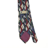 Back Detail of Vintage 1990's Geometric Patterned Tie