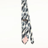 Back of Vintage 1990's Pierre Balmain Geometric Patterned Tie