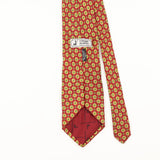 Back Detail of Vintage Geometric Patterned Tie