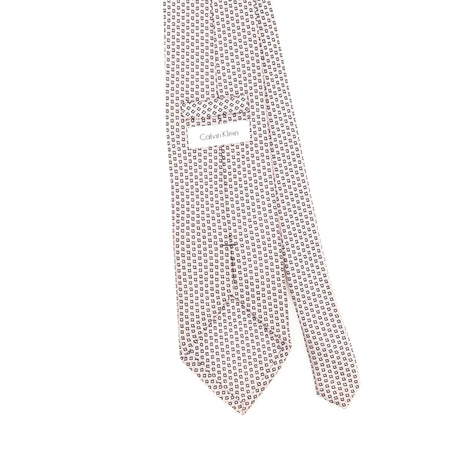 Back Back Detail of Vintage Calvin Klein Geometric Patterned Tie
