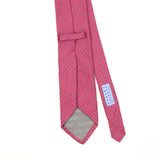 Back Detail of Vintage 1990's Robert Talbott Best Of Class Geometric Patterned Tie
