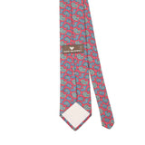 Back Back Detail of Vintage 1990's Mario Valentino Paisley Patterned Tie