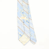 Back Back Detail of Vintage 1980's Floral Patterned Tie