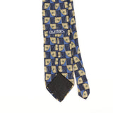 Back Detail of Vintage 1990's Puritan Geometric Patterned Tie