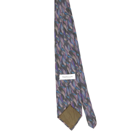Back Back of Vintage 1990's Van Heusen Abstract Patterned Tie