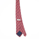 Back Back of Vintage 1990's Stafford Squares Geometric Patterned Tie