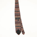Back Back of Vintage 1990's Striped Patterned Tie