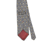 Back Back Detail of Vintage 1990's Henry Grethel Geometric Patterned Tie