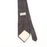 Back Back Detail of Vintage 1990's Paisley Paisley Patterned Tie