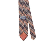 Back Back Detail of Vintage 1980's Austin Reed Plaids & Checks Patterned Tie