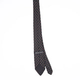 Back Back of Vintage 1990's Polka Dot Patterned Tie