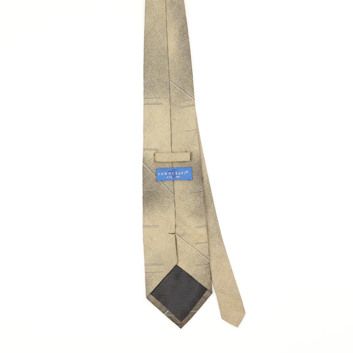 Back of Vintage Towncraft Geometric Patterned Tie
