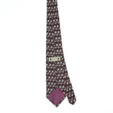 Back Back of Vintage 1990's Geometric Patterned Tie