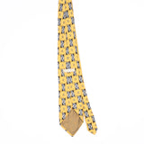 Back Back of Vintage 1990's Geometric Patterned Tie