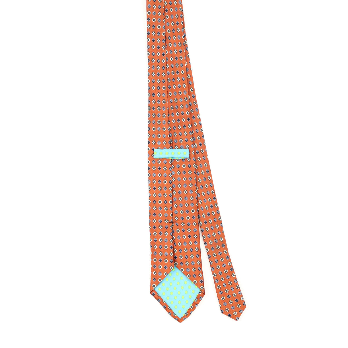 Back of Vintage Ted Baker Geometric Patterned Tie
