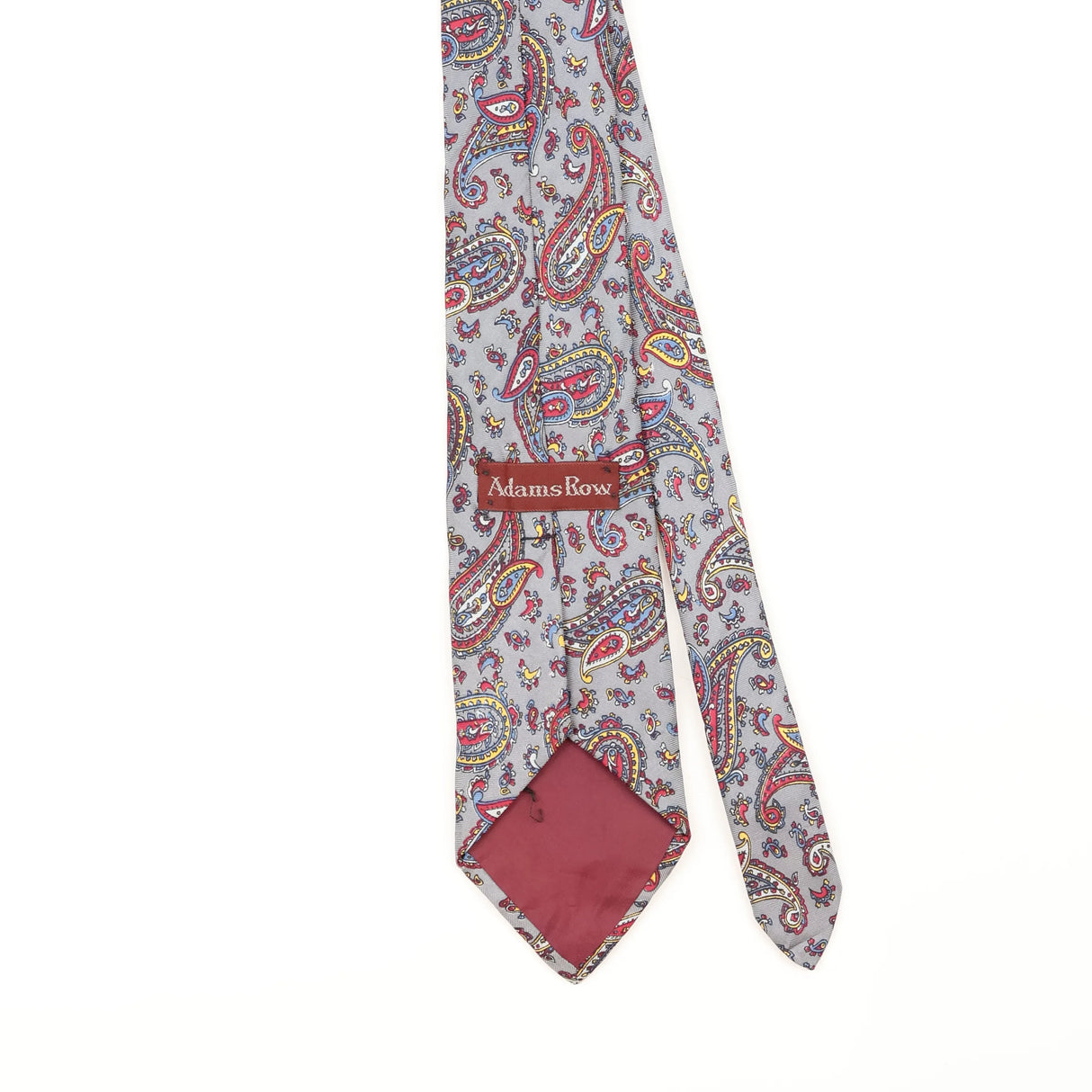 Back Detail of Vintage Paisley Patterned Tie