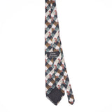Back Back of Vintage 1990's Check Patterned Tie