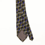 Back Back Detail of Vintage 1990's Geometric Patterned Tie