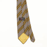 Back Back Detail of Vintage 1980's Striped Patterned Tie
