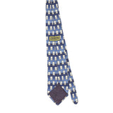 Back Back of Vintage 1990's Bruno Piattelli Geometric Patterned Tie