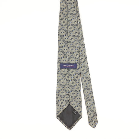 Back of Vintage 1990's Geometric Patterned Tie