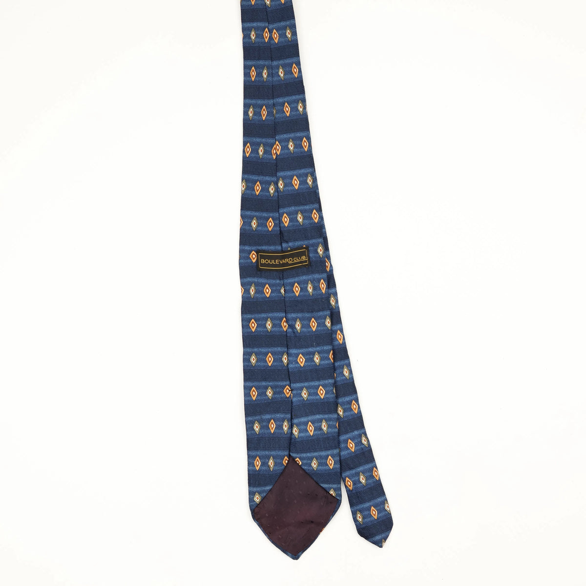 Back Back of Vintage 1990's Geometric Patterned Tie