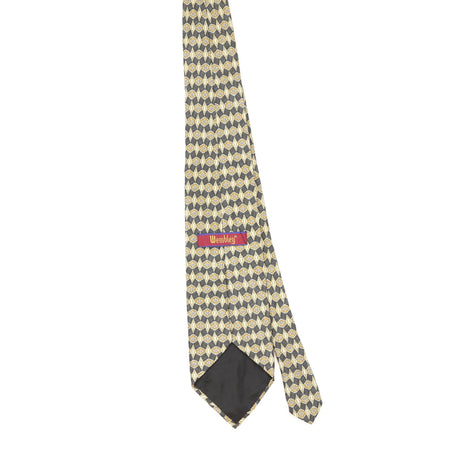 Back Back of Vintage 1990's Wembley Geometric Patterned Tie